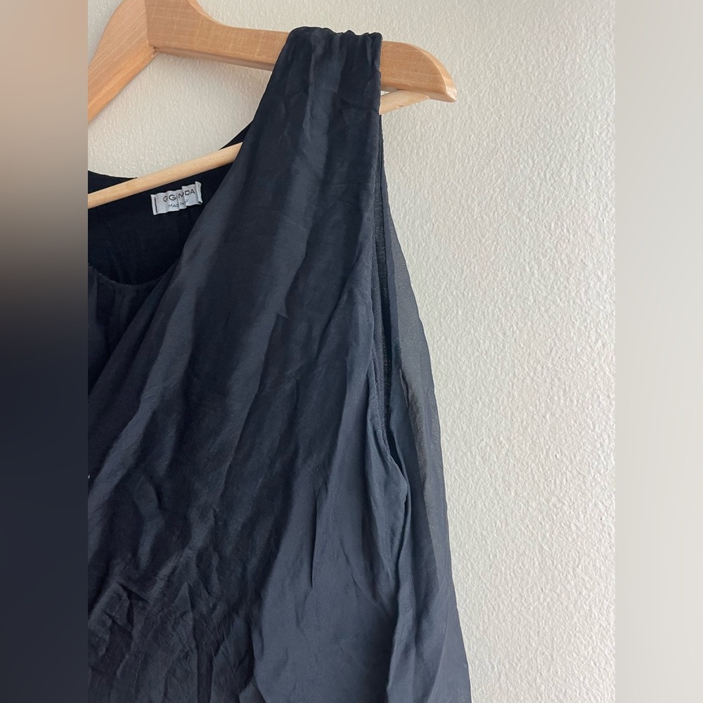 GiGi Moda Women Black Sequins Tank Top Size Medium - Picture 7 of 10